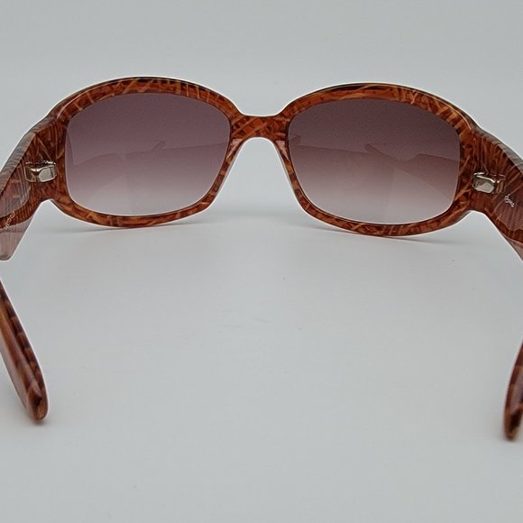 Sama PS-P Amber Mesh Frame Brown Gradient Lens Sunglasses Japan 56-17-120 main image 10